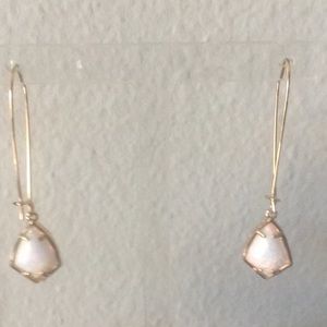Kendra Scott Kiri Earring Opal Rose Gold
